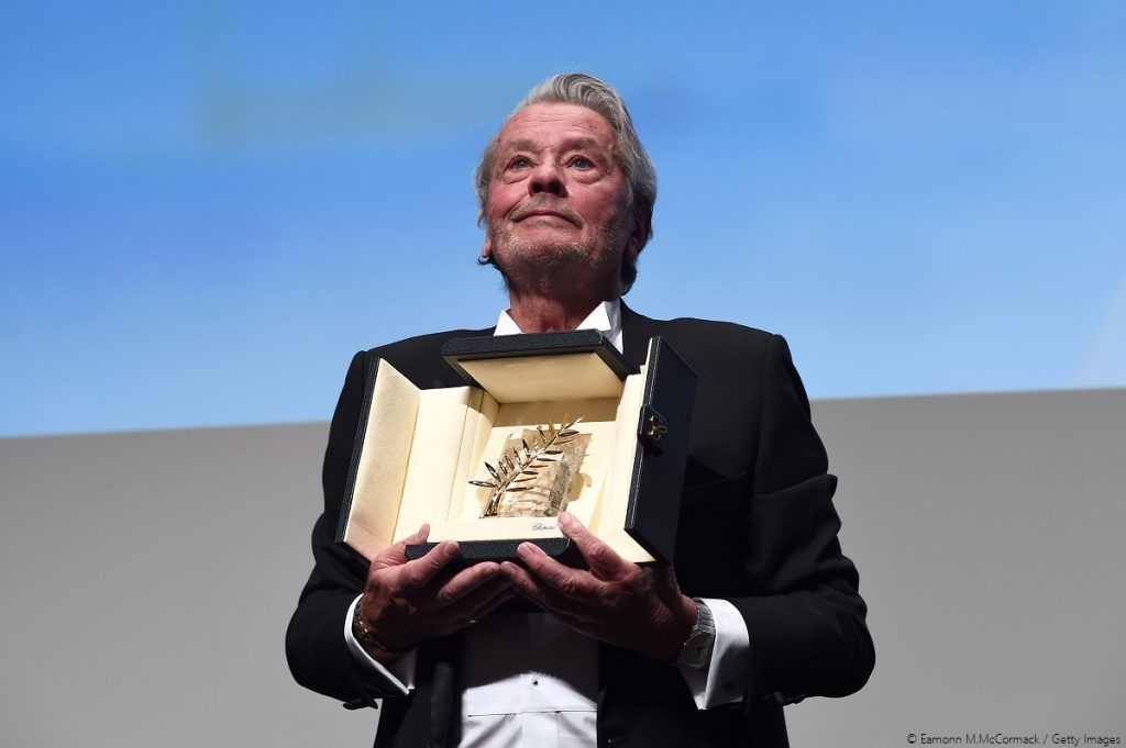 Remise De La Palme d'Or d'Honneur À Alain Delon Lors du Festival de Cannes 2019