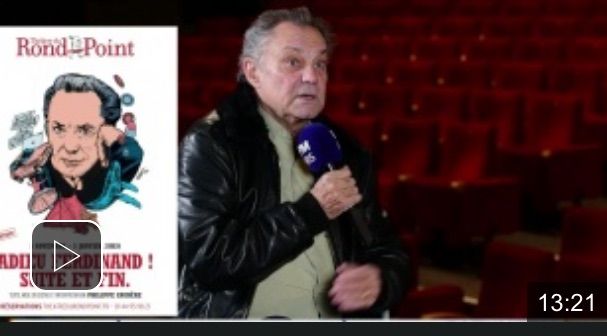 Émissions BFM TV Scènes sur Seine avec Philippe Caubère.