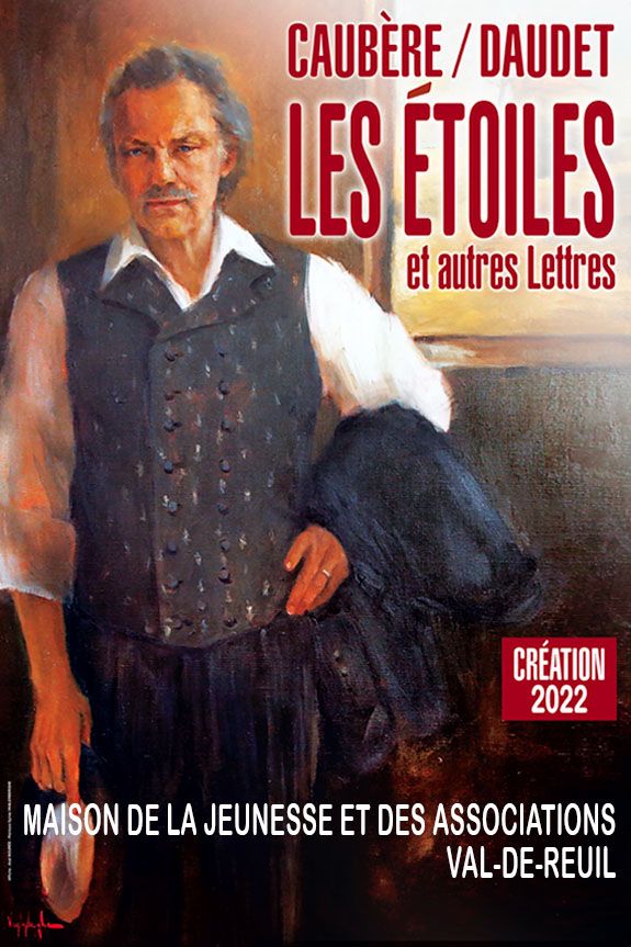 Spectacle Les Étoiles, troisième soirée des Lettres de mon moulin mises en scène et jouées par Philippe Caubère à la Maison de la Jeunesse et des Associations de Val-de-Reuil en 2023.