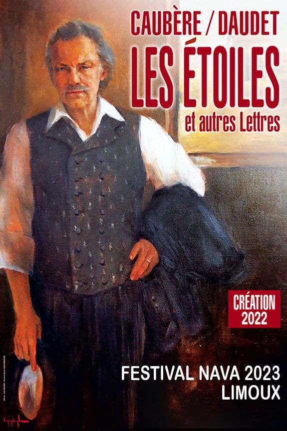 Spectacle Les Étoiles, troisième soirée des Lettres de mon moulin mises en scène et jouées par Philippe Caubère au Festival Nava à Limoux en 2023.