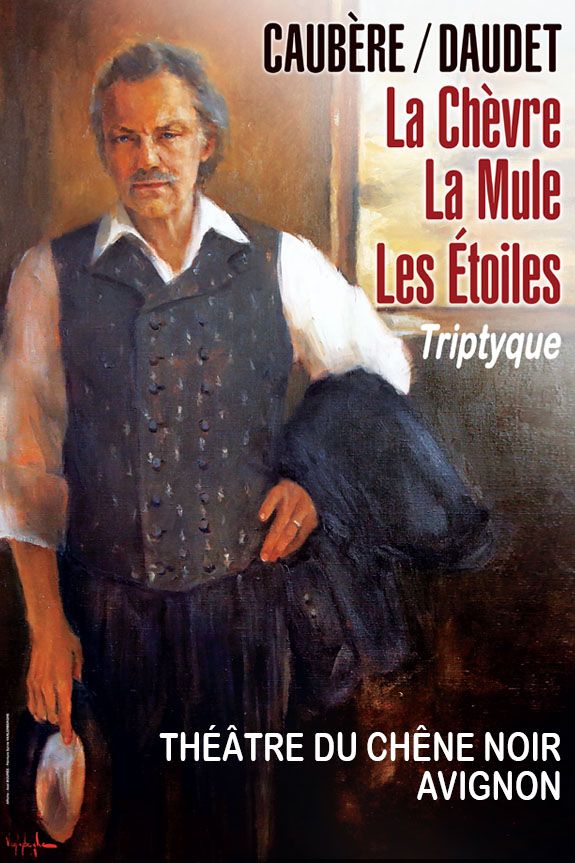 Triptyque de spectacles sur les Lettres de mon moulin mises en scène et jouées par Philippe Caubère au Théâtre du Chêne Noir à Avignon en 2023.